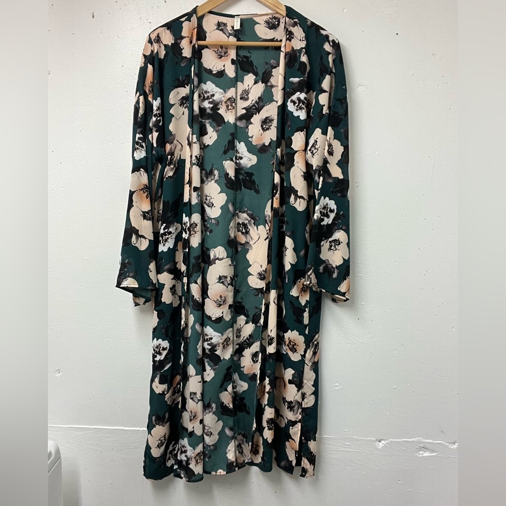 PinkBlush Floral Maternity/Nursing Kimono Cardigan – Size L